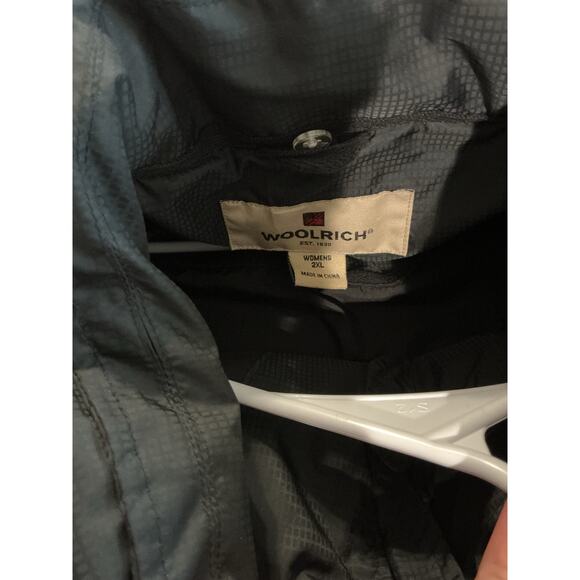 Woolrich Womens Long Duck Down Puffer Coat Plus Size 2XL 2X Black Belted Feather - Picture 16 of 16